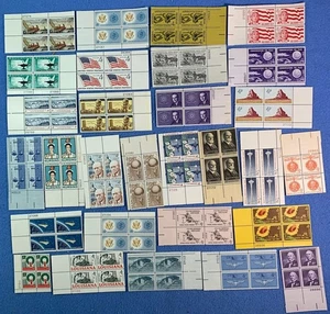 USA - 4 cent commemorative plate blocks - 29 different - MNH - - Picture 1 of 1