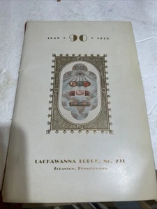 Booklet INDEPENDENT ORDER of ODD FELLOWS 1848-1938  LODGE 291 SCRANTON,PA - Picture 1 of 13