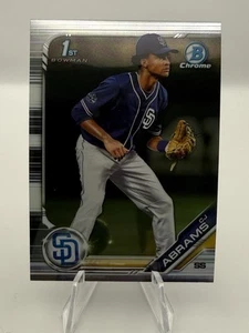 2019 Bowman Draft Chrome CJ Abrams #BDC-85 1st Bowman San Diego Padres - Bild 1 von 2
