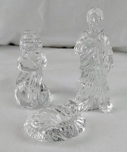 Gorham Holiday Traditions 3-teilige Kristallkrippe - Tschechien - Bild 1 von 6