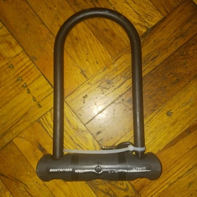 Bontrager Ultimate U-Lock by Abus w/ Key & Mounting Bracket Used Fast Shipping - Image 1 of 4