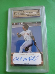 Tarjeta autografiada de Darnel McDONALD - 2000 Just Minors #16/200 como nueva EE. UU. 9 - Imagen 1 de 2