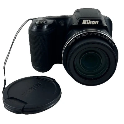 Nikon Coolpix L330 Compact Camera 20MP Nikkor Lens Screen Damaged Still Working - Image 1 of 4