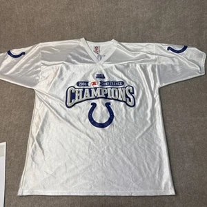NFL Colts Peyton Manning 2006 Conference Champions jersey T Shirt White Men XL - Picture 1 of 8