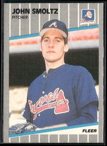 Fleer #602 John Smoltz 1989 - Foto 1 di 2