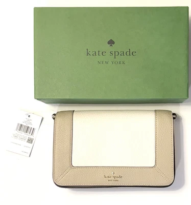 Kate Spade Lena Colorblock Mini Flap Leather Crossbody Handbag NWT, w/Box - Image 1 of 4