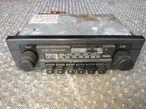 VINTAGE PHILIPS AUSTIN ROVER GROUP 232 CAR RADIO 22AN 232/60 PUSH BUTTON MW/LW * - Picture 1 of 4
