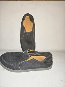 Olukai Men’s Nohea Mesh Slip On Sneakers Loafers Men’s 11 Dark Gray - Picture 1 of 6