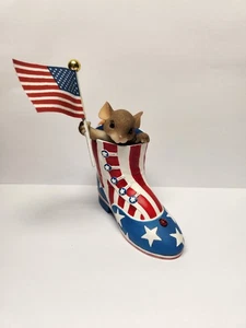 Fitz and Floyd Charming Tails "You're a Patriotic Sole" 4th of July - Bild 1 von 4