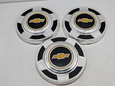 "Juego de 3 tapacubos Dogdish para camioneta Chevy K10 C10 1973-1987 10,5"" usados" Foto 1 de 4