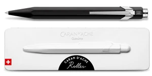 Bolígrafo Caran d'Ache 849 metal negro 846.509, con paquete delgado de metal NUEVO - Imagen 1 de 5
