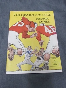 Football Program 1957 Colorado College Tigers vs. School of Mines - Picture 1 of 1