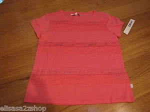 DKNY girls Shirt S DGH22957 695 pink t shirt NWT ^^ - Picture 1 of 2