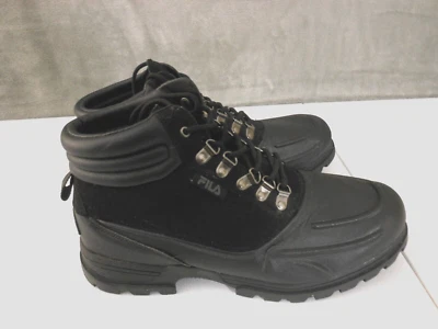 Botas Fila para hombre talla 13 Weathertec senderismo con cordones negras al aire libre Foto 1 de 4