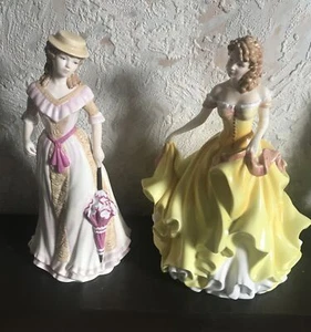 Royal Doulton - Pretty Ladies x Summer Hn5322,spring Hn 5321 - Picture 1 of 5