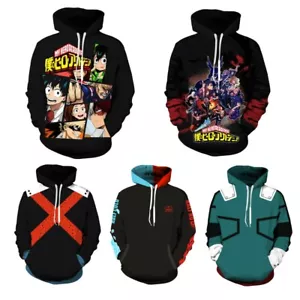 My Hero Academia Bakugou Izuku Midoriya Cosplay Hoodie Pullover Jacket - Picture 1 of 23