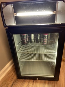 ebay bar fridge glass door