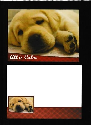 4 Guiding Eyes Blind Christmas Cards W Envelopes Labrador Retriever German Shep - Image 1 of 4