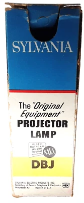 MCM Projector Lamp Bulb Sylvania DBJ With Original Original Box 1950s - Image 1 of 4