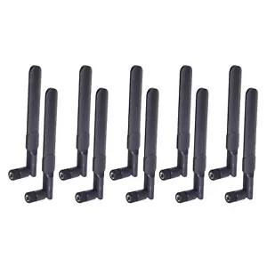 10-Pack Dual Band 2.4GHz 5.8GHz RP-SMA Antenna 8dBi WiFi Antenna for IP Camera - Picture 1 of 5