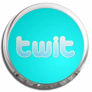 Twit Memo Fridge Magnet Plastic Clip (58mm) - Foto 1 di 2