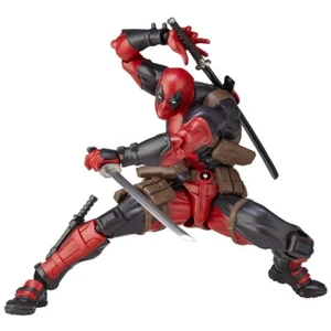 NEW MOVABLE DEADPOOL ACTION FIGURE COLLECTIBLE PVC MODEL TOY 16CM KIDS GIFT - Picture 1 of 7