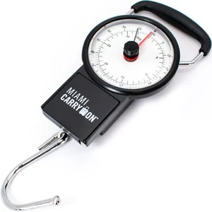 Miami CarryOn Mechanical Luggage Scale with a Tape Measure 75 Lbs