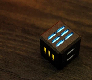 TC4 Titanium Alloy Luminous Dice Toy Chilled Red Wine Beer Dice Gift EDC Toys - Picture 1 of 27