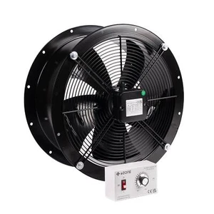 Industrial Cased Extractor Fan 14" Duct Commercial Ventilation +Speed Controller - Picture 1 of 7