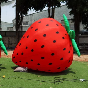 Fragola gonfiabile Oxford 8 piedi nuova per decorazione cortile - Foto 1 di 5