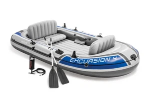 Intex Schlauchboot Sport Excursion 4 Set Alu-Paddel Pumpe 4 Personen 68324NP - Bild 1 von 4