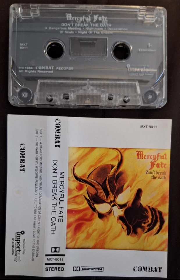 Mercyful Fate Dont Break The Oath Cassette Tape - Image 1 of 1