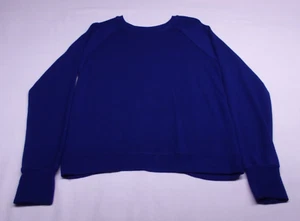 Girls Kids ATHLETA Long Sleeve Crewneck Sweatshirt Size XL (14) Blue Modal Blend - Picture 1 of 9