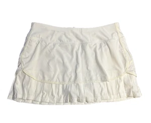 Athleta Good Match Tennis Skirt Skort White 983247 Women’s M Medium Golf Running - Picture 1 of 10