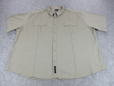 511 Tactical Shirt Mens 6XL XXXXXXL Beige Brown Zipper Front Carry Conceal A2 ' - Image 1 of 4