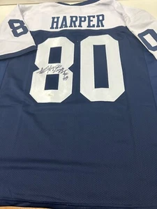 Alvin Harper Dallas Cowboys Signed Jersey With COA - Picture 1 of 7