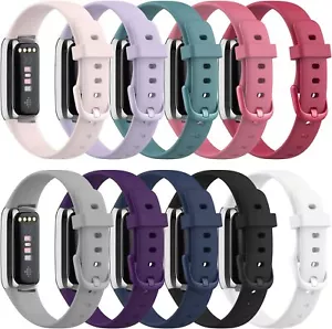 Sport Silicone Straps For Fitbit Luxe Soft Wristband Replacement Watch Band - Picture 1 of 22