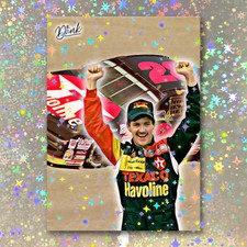 Davey Allison Holographic Frontrunner Sketch Card Limited 1/5 Dr. Dunk Signed