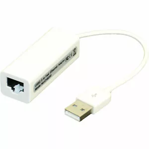 USB 2.0 to Ethernet 10/100 RJ45 Network LAN Adapter for Windows 7/8/10/Vista/XP - Picture 1 of 1