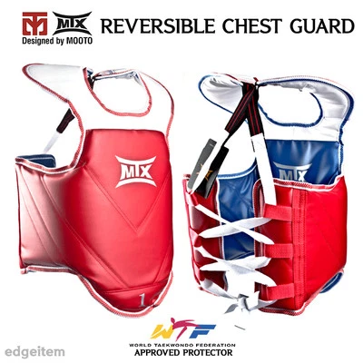  MOOTO MTX TaeKwonDo Reversible Chest Guard WTF / CE / KTA Approved Protector - Image 1 of 4
