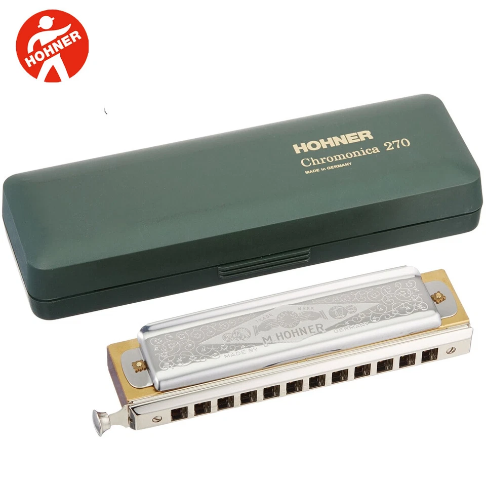 Hohner 270BX-B Super Chromonica Professional Chromatic Harmonica B with Case - Image 1 of 1