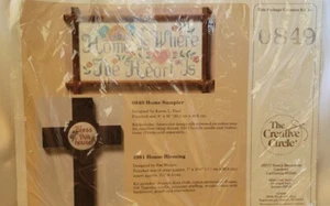 Kit de punto de cruz estampado Home Is Where The Heart Is 849 B28 - Imagen 1 de 7