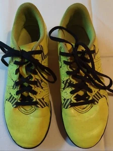 adidas Sport Schuhe Schwarz-Neongelb Muster Größe US 4 1/2, UK 4, EUR 36 2/3 - Bild 1 von 9