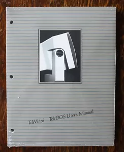 Manuale utente TeleDOS manuale istruzioni DOS OPERATING SYS Televideo VINTAGE computer - Foto 1 di 4