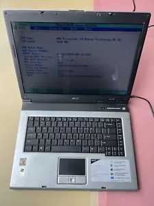 Acer Aspire 5000 15.4" AMD Turion 1.60GHz 640KB RAM 0GB HDD BIOS BOOT - Picture 1 of 10