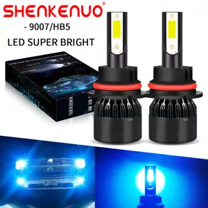 8000k ICE Blue LED Headlight Hi-Lo Bulbs For Dodge Ram 1500 2002 2003 2004 2005 - Picture 1 of 10