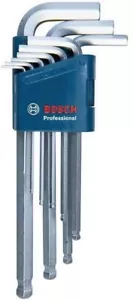 BOSCH TORX WRENCH SET (T10, T15, T20, T25, T27, T30, T40, T45, T50) 1600A01TH4 - Picture 1 of 3
