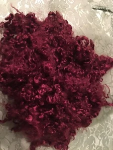 Burgunder Angora Mohair - Bild 1 von 5