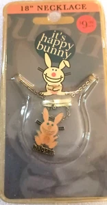 Vintage Happy Bunny ""Hi, Loser"" 18" Halskette 2005 Neu aus altem Lagerbestand Neu MOC Lesen! - Bild 1 von 4