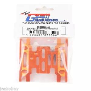 GPM SCX2038B-OR Aluminum Gear Box Bottom Mount Skid Plate Set For Axial SCX10 II - Picture 1 of 2